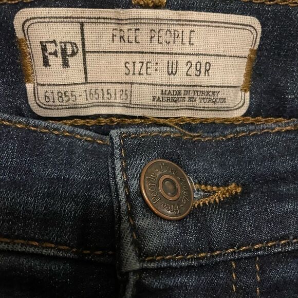 FP FREE PEOPLE denim jeans W 29R 29 - Picture 5 of 5